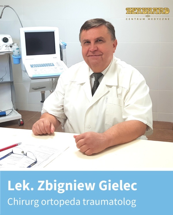 Ortopeda Zbigniew Gielec w CM Herbrand w Aleksandrowie Łódzkim